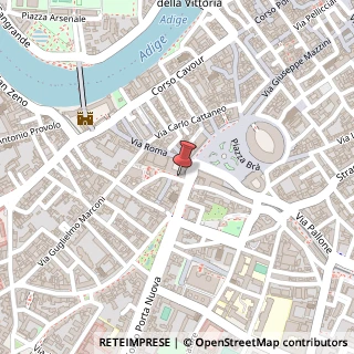 Mappa Via dei Mutilati, 4, 37122 Verona, Verona (Veneto)