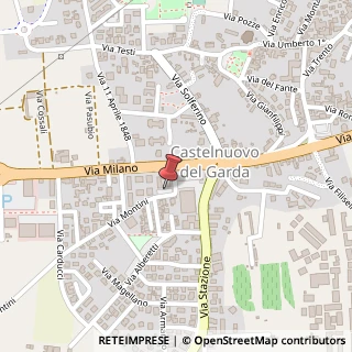 Mappa Via Alberto Montini, 4, 37014 Castelnuovo del Garda VR, Italia, 37014 Castelnuovo del Garda, Verona (Veneto)