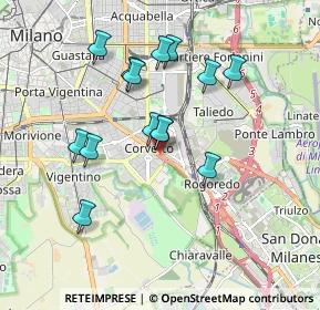 Mappa Via Marochetti Carlo, 20139 Milano MI, Italia (1.63786)