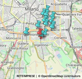Mappa Via Barletta, 20141 Milano MI, Italia (1.34333)
