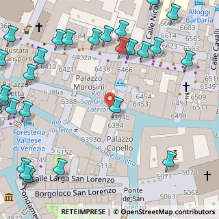 Mappa Calle Bianca Cappello, 30122 Venezia VE, Italia (0.0963)