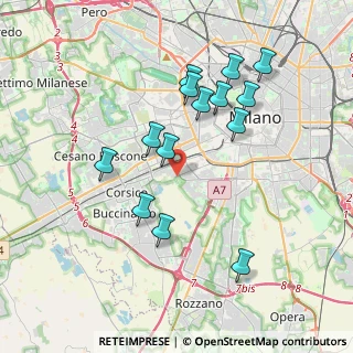 Mappa Via Cesare Chiodi, 20143 Milano MI, Italia (3.64143)