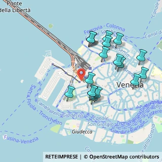 Mappa Piazzale Roma, 30135 Venezia VE, Italia (0.93167)