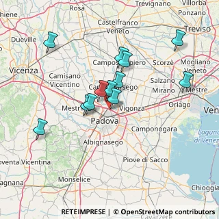 Mappa A4 Torino - Trieste, 35133 Padova PD, Italia (12.92667)