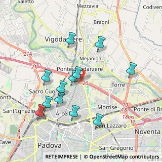 Mappa A4 Torino - Trieste, 35133 Padova PD, Italia (1.9125)