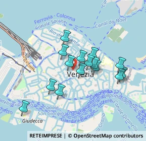 Mappa Calle dei Meloni, 30125 Venezia VE, Italia (0.73133)