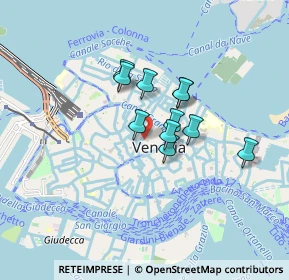 Mappa Calle dei Meloni, 30125 Venezia VE, Italia (0.57455)