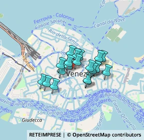 Mappa C. de Mezzo, 30125 Venezia VE, Italia (0.5185)