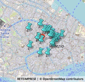 Mappa Calle dei Meloni, 30125 Venezia VE, Italia (0.251)