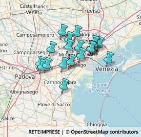 Mappa Via Francesco Baracca, 30034 Mira VE, Italia (10.148)