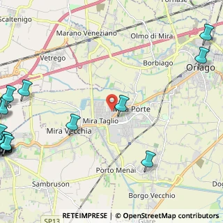 Mappa Via Francesco Baracca, 30034 Mira VE, Italia (3.993)