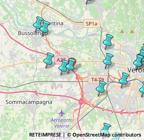 Mappa A22 Brennero - Modena, 37060 Verona VR, Italia (5.9835)