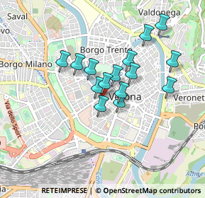 Mappa Vicolo Valle, 37122 Verona VR, Italia (0.68533)