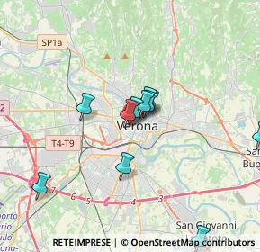 Mappa Vicolo Valle, 37122 Verona VR, Italia (3.06636)