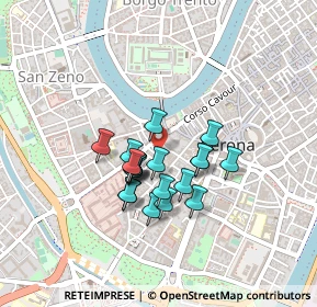 Mappa Vicolo Valle, 37122 Verona VR, Italia (0.314)