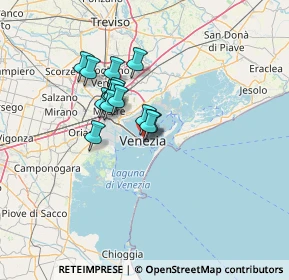 Mappa Calle del Forner, 30122 Venezia VE, Italia (9.64429)