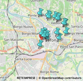 Mappa Via Mura San Bernardino, 37123 Verona VR, Italia (1.46353)