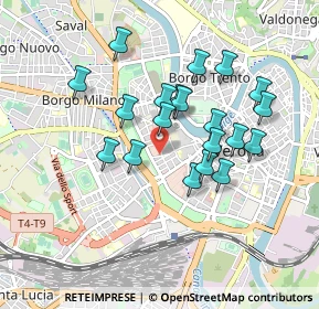 Mappa Via Mura San Bernardino, 37123 Verona VR, Italia (0.781)