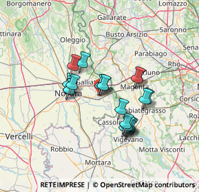 Mappa Via Don Lorenzo Milani, 28069 Trecate NO, Italia (10.686)