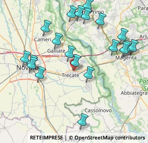 Mappa Via Don Lorenzo Milani, 28069 Trecate NO, Italia (8.9115)