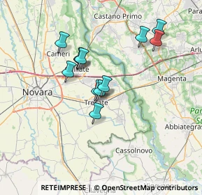 Mappa Via Don Lorenzo Milani, 28069 Trecate NO, Italia (5.89583)