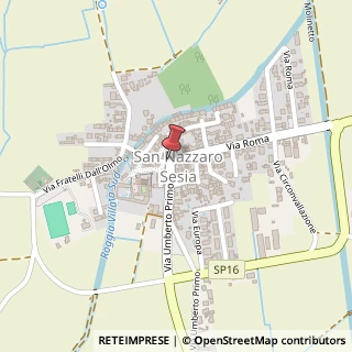 Mappa Piazza Vittorio Veneto, 5, 28060 San Nazzaro Sesia, Novara (Piemonte)