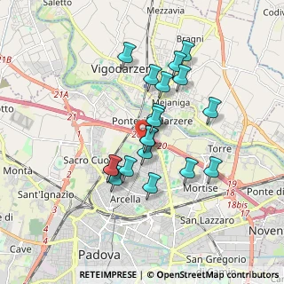 Mappa Via Fornace Morandi, 35133 Padova PD, Italia (1.48632)