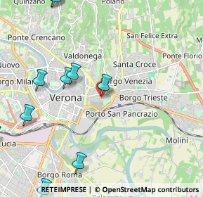 Mappa Via Luigi Bonomi, 37129 Verona VR, Italia (3.02727)