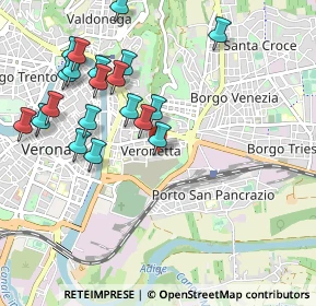 Mappa Via Luigi Bonomi, 37129 Verona VR, Italia (1.069)