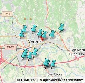 Mappa Via Luigi Bonomi, 37129 Verona VR, Italia (3.588)