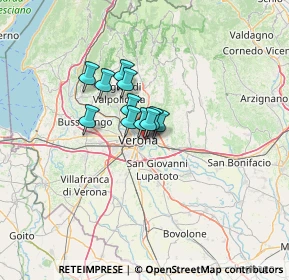 Mappa Via Luigi Bonomi, 37129 Verona VR, Italia (7.03636)