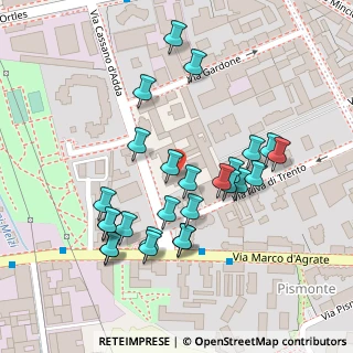 Mappa Via Cassano d'Adda, 20139 Milano MI, Italia (0.10385)