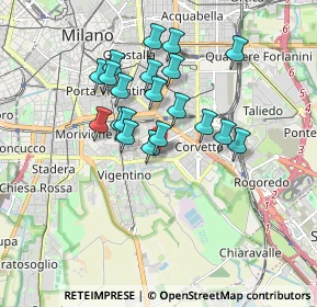 Mappa Via Cassano d'Adda, 20139 Milano MI, Italia (1.4615)