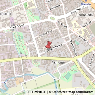 Mappa Via Riva di Trento,  26, 20139 Milano, Milano (Lombardia)