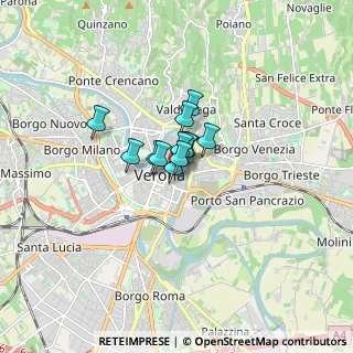 Mappa Vicolo Torcoletto, 37121 Verona VR, Italia (0.7225)