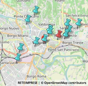 Mappa Vicolo Torcoletto, 37121 Verona VR, Italia (1.795)