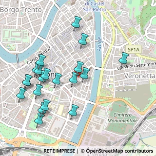 Mappa Vicolo Torcoletto, 37121 Verona VR, Italia (0.5495)