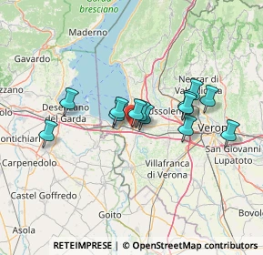 Mappa 37017 Castelnuovo del Garda VR, Italia (10.79385)