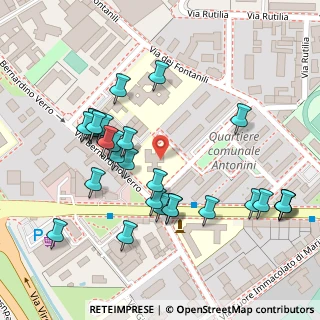Mappa Via Luca Ghini, 20141 Milano MI, Italia (0.125)