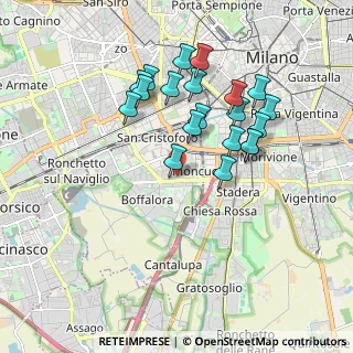 Mappa Via Giuseppe Adami, 20143 Milano MI, Italia (1.7195)