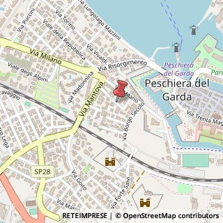 Mappa Via Milano, 20, 37019 Peschiera del Garda, Verona (Veneto)
