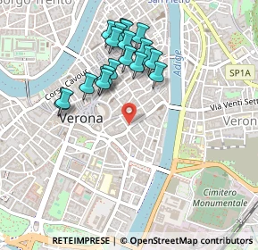 Mappa Piazzetta S. Pietro Incarnario, 37121 Verona VR, Italia (0.447)
