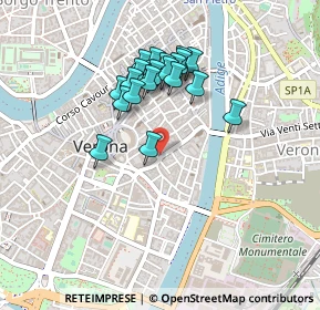 Mappa Piazzetta S. Pietro Incarnario, 37121 Verona VR, Italia (0.384)