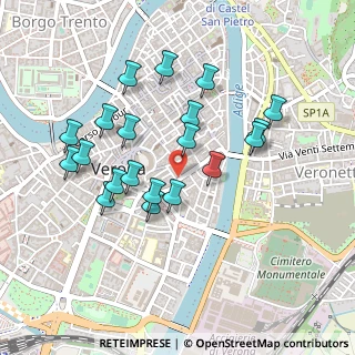 Mappa Via Rocche, 37121 Verona VR, Italia (0.4385)