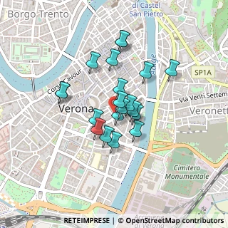 Mappa Piazzetta S. Pietro Incarnario, 37121 Verona VR, Italia (0.3215)