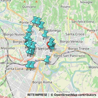 Mappa Via Rocche, 37121 Verona VR, Italia (1.683)
