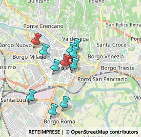 Mappa Via Don Enrico Tazzoli, 37121 Verona VR, Italia (1.44182)
