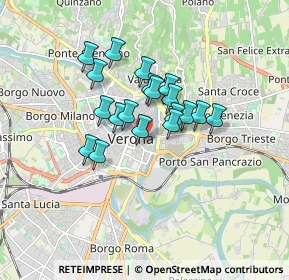 Mappa Via Don Enrico Tazzoli, 37121 Verona VR, Italia (1.23579)