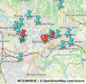 Mappa Via Rocche, 37121 Verona VR, Italia (1.93529)