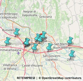 Mappa Via Rocche, 37121 Verona VR, Italia (6.73833)